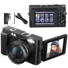 4K Digital Camera - 48MP Compact Vlogging Camera with Autofocus, Anti-Shake