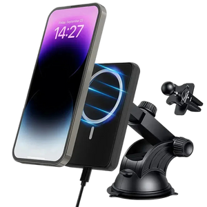 30W Magnetic Car Wireless Charger - Fast Charging for iPhone