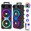 5000W Portable Speaker with Microphone - 16.51 cm Heavy Bass Party Speaker - TeleWorld