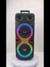 5000W Portable Speaker with Microphone - 16.51 cm Heavy Bass Party Speaker,, Exciting Light Show, Karaoke Machine with Microphone And Guitar Input, Powerful Bass & Subwoofer, Long Playtime, Perfect for Outdoor Events