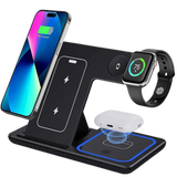 30W Wireless Charger Stand 3 in 1 Foldable Charging Station for iPhone