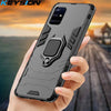 Shockproof Samsung Case with Ring, Kickstand & Magnetic Support