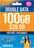Lebara $39.90 Large Plan – 50GB Data + Intl Calls - TeleWorld Online