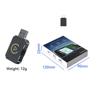 Wireless CarPlay Android Auto Adapter | 2-in-1 Mini AI Box for Audi, Toyota, VW, Peugeot - TeleWorld Online