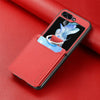 Leather Card Slot Case for Samsung Z Flip 5G – Anti-Slip - TeleWorld Online