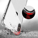 Shockproof Bumper Transparent Silicone Case for iPhone