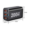 200W USB-C GaN Fast Charger – 6-Port Power Adapter for Laptop, iPhone, Samsung - TeleWorld Online