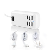 6-Port USB Hub with EU/US Plug | Fast & Reliable USB 2.0 - TeleWorld Online