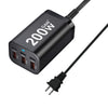 200W USB-C GaN Fast Charger – 6-Port Power Adapter for Laptop, iPhone, Samsung - TeleWorld Online