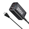 200W USB-C GaN Fast Charger – 6-Port Power Adapter for Laptop, iPhone, Samsung - TeleWorld Online