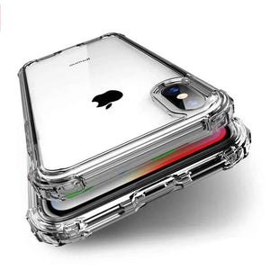 Shockproof Bumper Transparent Silicone Case for iPhone