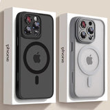 Luxury Matte MagSafe Case iPhone 11–16 | Shockproof Armor - TeleWorld Online