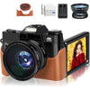 48MP 4K Vlog Camera with WiFi & 16X Zoom – Pro & Travel Use - TeleWorld Online