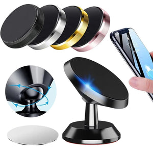 Magnetic Car Phone Holder – Stick-On Dashboard/Wall Mount - TeleWorld Online