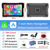 Waterproof CarPlay GPS DVR – 5" & 7" LCD for Motorcycles - TeleWorld Online