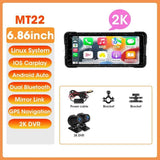 7" Motorcycle GPS with CarPlay & Android Auto | IP67