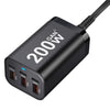 200W USB-C GaN Fast Charger – 6-Port Power Adapter for Laptop, iPhone, Samsung - TeleWorld Online