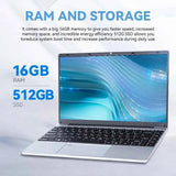 Intel N5095 Laptop with 16GB RAM & 512GB SSD - 14.1" Display