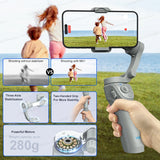 TOKQI M01 3-Axis Gimbal Stabilizer with Light & Tripod - TeleWorld Online