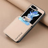 Leather Card Slot Case for Samsung Z Flip 5G – Anti-Slip - TeleWorld Online