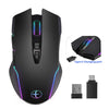 Ergonomic Wireless Mouse – 1600 DPI, 8 Buttons, Rechargeable - TeleWorld Online