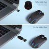 Ergonomic Wireless Mouse – 1600 DPI, 8 Buttons, Rechargeable - TeleWorld Online