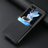 Leather Card Slot Case for Samsung Z Flip 5G – Anti-Slip - TeleWorld Online