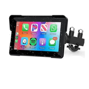 Waterproof CarPlay GPS DVR – 5" & 7" LCD for Motorcycles - TeleWorld Online