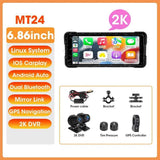 7" Motorcycle GPS with CarPlay & Android Auto | IP67