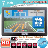 7" GPS Navigator with 8GB Memory & Camper POI – Europe Only