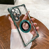 Transparent MagSafe Case for Samsung S24 Ultra/S23 FE/S22 - TeleWorld Online