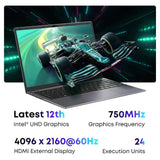 CHUWI GemiBook XPro 14" UHD Laptop, 8GB RAM, 256GB SSD
