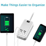 6-Port USB Hub with EU/US Plug | Fast & Reliable USB 2.0 - TeleWorld Online