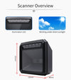 Handsfree 2D 1D Barcode Scanner – High-Speed, Compact & Versatile - TeleWorld Online