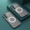 Matte Magnetic Case for Samsung Galaxy | Wireless Charging - TeleWorld Online