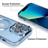 iPhone 13 Pro Max Magnetic Clear Case with Lens Protection - TeleWorld Online