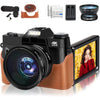 48MP 4K Vlog Camera with WiFi & 16X Zoom – Pro & Travel Use - TeleWorld Online