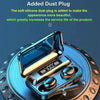 9D Stereo Sports Waterproof Earbuds – Active Noise-Cancelling