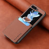 Leather Card Slot Case for Samsung Z Flip 5G – Anti-Slip - TeleWorld Online