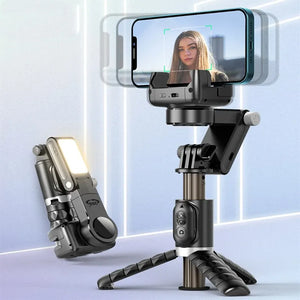 360° Gimbal Stabilizer Tripod Selfie Stick for Smartphones - TeleWorld Online