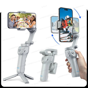 TOKQI M01 3-Axis Gimbal Stabilizer with Light & Tripod - TeleWorld Online
