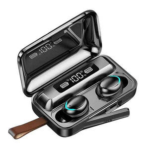 9D Stereo Sports Waterproof Earbuds – Active Noise-Cancelling