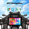 Waterproof CarPlay GPS DVR – 5" & 7" LCD for Motorcycles - TeleWorld Online