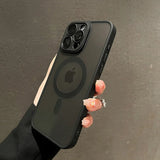 Luxury Matte MagSafe Case iPhone 11–16 | Shockproof Armor - TeleWorld Online