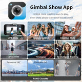 TOKQI M01 3-Axis Gimbal Stabilizer with Light & Tripod - TeleWorld Online
