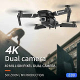 BOALZETD E88Pro RC Drone – 8K HD, Obstacle Avoidance, 27-Minute Fly