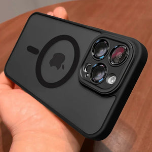 Luxury Magnetic Matte Case for iPhone 11-16 | MagSafe Compatible Case