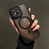 Luxury Matte MagSafe Case iPhone 11–16 | Shockproof Armor - TeleWorld Online
