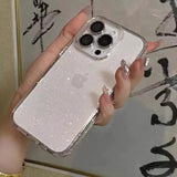 Luxury Bling Glitter Clear Phone Case – Sparkle Meets Protection - TeleWorld Online