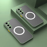 Matte Magnetic Case for Samsung Galaxy | Wireless Charging - TeleWorld Online